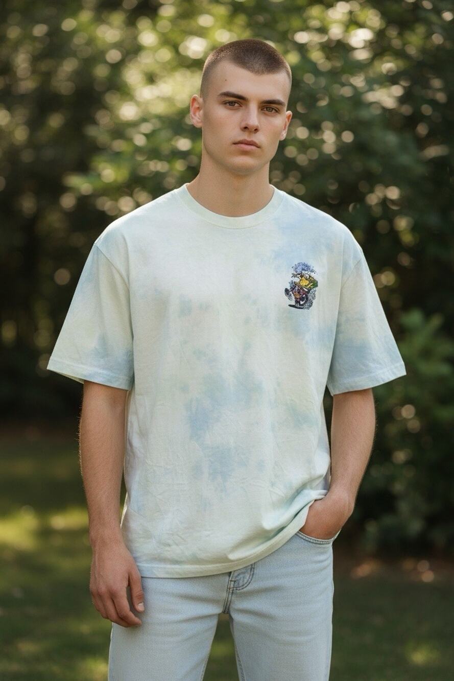 SpongeBob H&M Tie Dye Tshirt Small Vintage Retro Rat Fink Ed “Big Daddy”Roth Y2K
